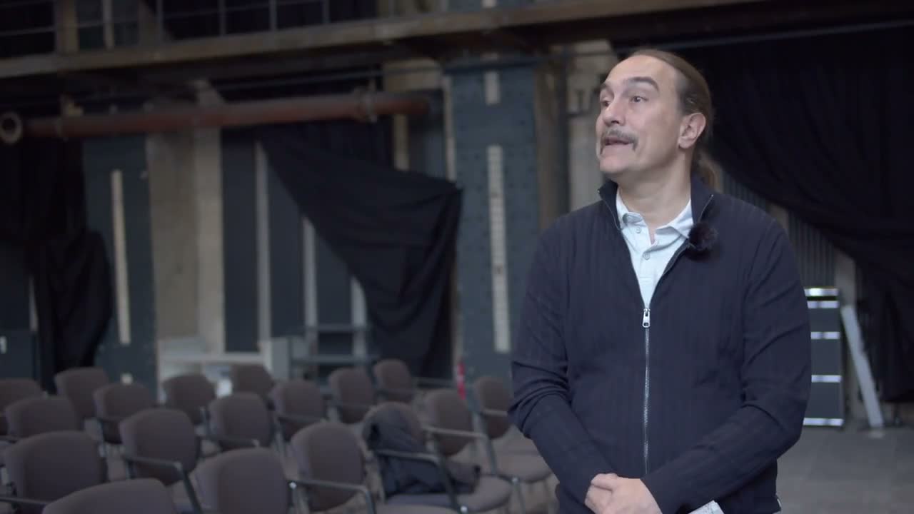 Interview clip describing Chromapark as a uniquely immersive part of the techno movement.