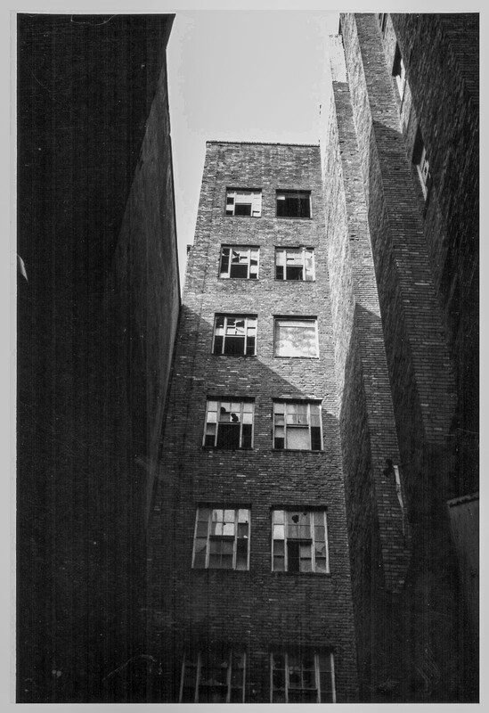 Archival shell view from the inner courtyard.