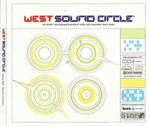 Front cover for the West Sound Circle release tied to the E-Werk event.